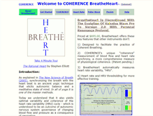 Tablet Screenshot of breatheheart.com